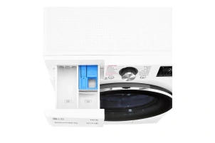 Прально-сушильна машина LG фронтальна, 8.5(5)кг, 1200, А, 47см, дисплей, пара, інвертор, білий №10