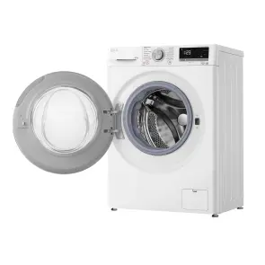 Прально-сушильна машина LG фронтальна, 9(5)кг, 1200, А, 48см, дисплей, пара, інвертор, білий №6