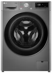 Пральна машина LG фронтальна, 8.5кг, 1200, A+++, 48см, дисплей, пара, інвертор, cріблястий №1
