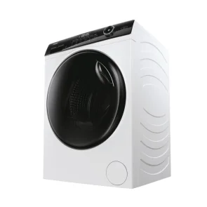 Прально-сушильна машина Haier фронтальна, 9(6)кг, 1400, A, 60см, дисплей, пара, інвертор, люк чорний, прямий привід, білий №5