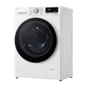 Прально-сушильна машина LG фронтальна, 9(5)кг, 1200, А, 48см, дисплей, пара, інвертор, білий №7