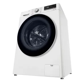Пральна машина LG фронтальна, 10.5 кг, 1400, A+++, 57см, дисплей, пара, інвертор, білий №7