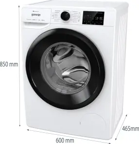 Стиральная машина Gorenje фронтальная, 8кг, 1200, A+++, 46,5см, дисплей, инвертор, пара, Wi-Fi, белый №11