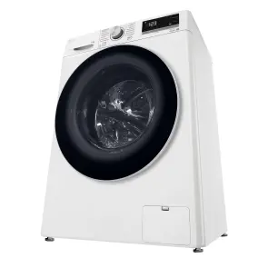 Прально-сушильна машина LG фронтальна, 9(5)кг, 1200, А, 48см, дисплей, пара, інвертор, білий №8