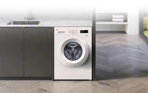 Пральна машина LG фронтальна, 6кг, 1200, A+++, 44см, дисплей, пара, інвертор, білий №4