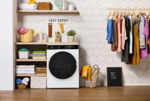 Стирально-сушильная машина Gorenje фронтальная, 9(6)кг, 1400, A+, 55см, дисплей, инвертор, Wi-Fi, белый №3