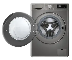 Пральна машина LG фронтальна, 8.5кг, 1200, A+++, 48см, дисплей, пара, інвертор, cріблястий №4