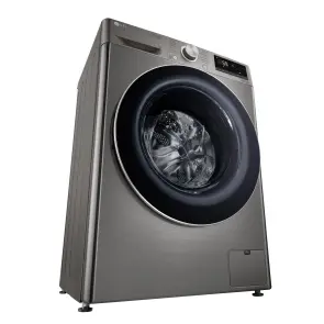 Пральна машина LG фронтальна, 7кг, 1200, A+++, 48см, дисплей, пара, інвертор, cріблястий №7