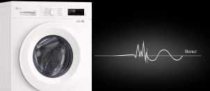 Пральна машина LG фронтальна, 6кг, 1200, A+++, 44см, дисплей, пара, інвертор, білий №7