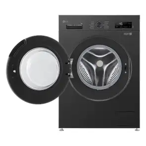 Пральна машина LG фронтальна, 9кг, 1200, A+++, 55см, дисплей, пара, інвертор, чорний №5