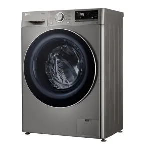 Пральна машина LG фронтальна, 8.5кг, 1200, A+++, 48см, дисплей, пара, інвертор, cріблястий №6