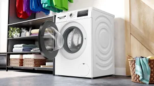 Пральна машина Bosch фронтальна, 8кг, 1400, A+++, 59см, дисплей, білий №6