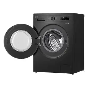 Пральна машина LG фронтальна, 9кг, 1200, A+++, 55см, дисплей, пара, інвертор, чорний №6