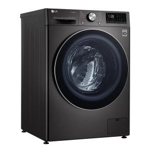 Прально-сушильна машина LG фронтальна, 10.5(7)кг, 1400, А, 56см, дисплей, пара, інвертор, чорний №4