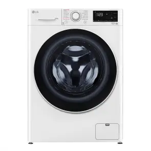 Пральна машина LG фронтальна, 8.5кг, 1200, A+++, 48см, дисплей, пара, інвертор, білий №2