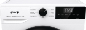 Стирально-сушильная машина Gorenje фронтальная, 8(5)кг, 1400, A+, 55см, дисплей, пара, инвертор, белый №7