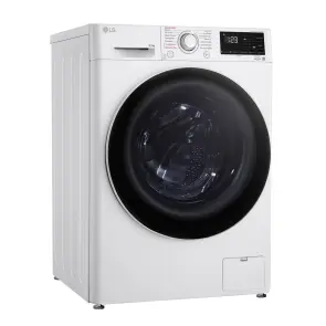 Пральна машина LG фронтальна, 8.5кг, 1200, A+++, 48см, дисплей, пара, інвертор, білий №3