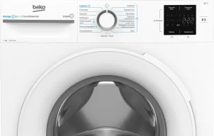 Стиральная машина Beko фронтальная, 8кг, 1000, A+++, 55см, дисплей, инвертор, пара, белый №7