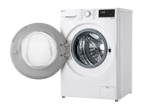 Пральна машина LG фронтальна, 8.5кг, 1200, A+++, 48см, дисплей, пара, інвертор, білий №5