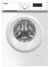 Стиральная машина Hansa фронтальная, 8кг, 1400, A++, 57см, дисплей, белый