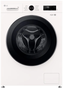 Пральна машина LG фронтальна, 7кг, 1200, A+++, 44см, дисплей, пара, інвертор, білий №1