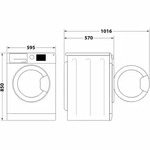 Стирально-сушильная машина Whirlpool фронтальная, 8(6)кг, 1400, A, 60см, дисплей, пара, инвертор, белый №6