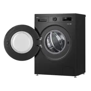 Пральна машина LG фронтальна, 7кг, 1200, A+++, 44см, дисплей, пара, інвертор, чорний №6