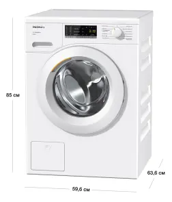 Стиральная машина Miele WSA 023 WCS фронтальная, 7кг, 1400, A+++, 64.3см, дисплей, инвертор, белый №3