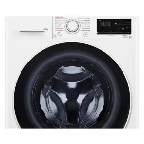 Пральна машина LG фронтальна, 8.5кг, 1200, A+++, 48см, дисплей, пара, інвертор, білий №13