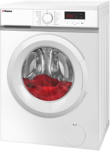 Стиральная машина Hansa фронтальная, 8кг, 1400, A++, 57см, дисплей, белый №9