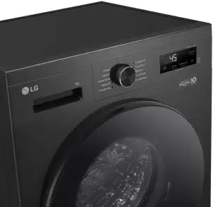 Пральна машина LG фронтальна, 7кг, 1200, A+++, 44см, дисплей, пара, інвертор, чорний №12
