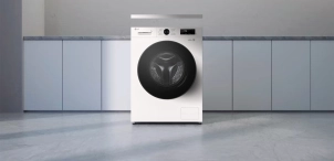 Пральна машина LG фронтальна, 7кг, 1200, A+++, 44см, дисплей, пара, інвертор, білий №9