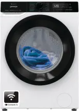 Стирально-сушильная машина Gorenje фронтальная, 8(5)кг, 1400, A+, 51см, дисплей, инвертор, Wi-Fi, белый