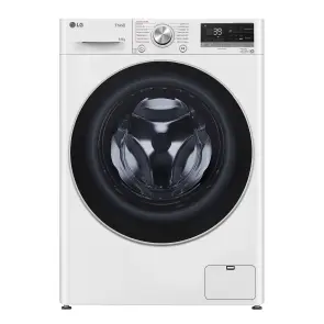 Прально-сушильна машина LG фронтальна, 9(6)кг, 1400, А, 56см, дисплей, пара, інвертор, білий №2