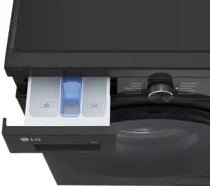 Пральна машина LG фронтальна, 7кг, 1200, A+++, 44см, дисплей, пара, інвертор, чорний №14
