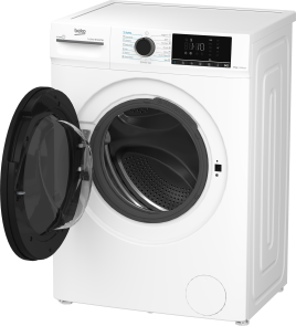 Стирально-сушильная машина Beko фронтальная, 7(5)кг, 1400, D, 52см, дисплей, инвертор, пара, белый №5