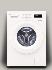 Пральна машина LG фронтальна, 7кг, 1200, A+++, 44см, дисплей, пара, інвертор, білий №8