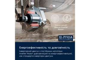 Стиральная машина Electrolux фронтальная, 7кг, 1200, A+++, 48см, дисплей, инвертор, белый №4