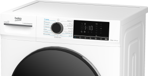 Стирально-сушильная машина Beko фронтальная, 7(5)кг, 1400, D, 52см, дисплей, инвертор, пара, белый №7