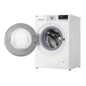 Прально-сушильна машина LG фронтальна, 9(6)кг, 1400, А, 56см, дисплей, пара, інвертор, білий №6