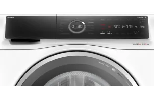 Стирально-сушильная машина Bosch фронтальная, 10.5(6)кг, 1400, A, 60см, дисплей, i-Dos, инвертор, пара, белый №4