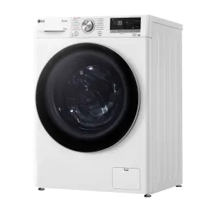 Прально-сушильна машина LG фронтальна, 9(6)кг, 1400, А, 56см, дисплей, пара, інвертор, білий №7