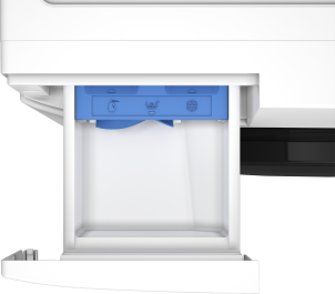 Стирально-сушильная машина Beko фронтальная, 7(5)кг, 1400, D, 52см, дисплей, инвертор, пара, белый №9