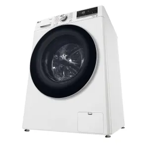 Прально-сушильна машина LG фронтальна, 9(6)кг, 1400, А, 56см, дисплей, пара, інвертор, білий №8