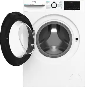 Стиральная машина Beko фронтальная, 10кг, 1400, A+++, 58см, дисплей, инвертор, пара, белый №4