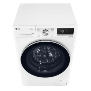 Прально-сушильна машина LG фронтальна, 9(6)кг, 1400, А, 56см, дисплей, пара, інвертор, білий №10