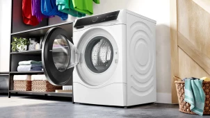 Стирально-сушильная машина Bosch фронтальная, 10.5(6)кг, 1400, A, 60см, дисплей, i-Dos, инвертор, пара, белый №9