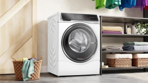Стирально-сушильная машина Bosch фронтальная, 10.5(6)кг, 1400, A, 60см, дисплей, i-Dos, инвертор, пара, белый №10