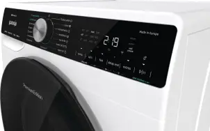 Стиральная машина Gorenje фронтальная, 10кг, 1400, A+++, 60см, дисплей, инвертор, пара, Wi-Fi, подсветка барабана, белый №8