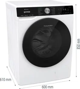 Стиральная машина Gorenje фронтальная, 10кг, 1400, A+++, 60см, дисплей, инвертор, пара, Wi-Fi, подсветка барабана, белый №10